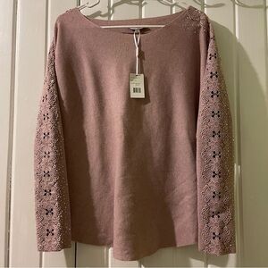 VILA MILANO embellished sweater X-large NWT